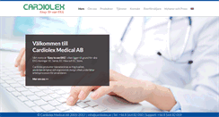 Desktop Screenshot of cardiolex.se